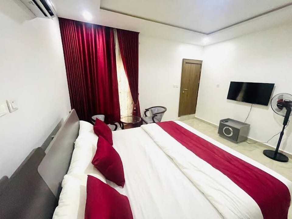 Economy Apartment, Balcony, City View | 2 bedrooms, desk, laptop workspace, blackout drapes