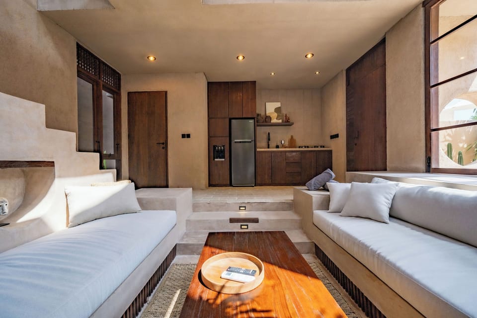 Junior Villa, Pool View | Living area | 55-inch Smart TV with digital channels, Netflix, streaming services