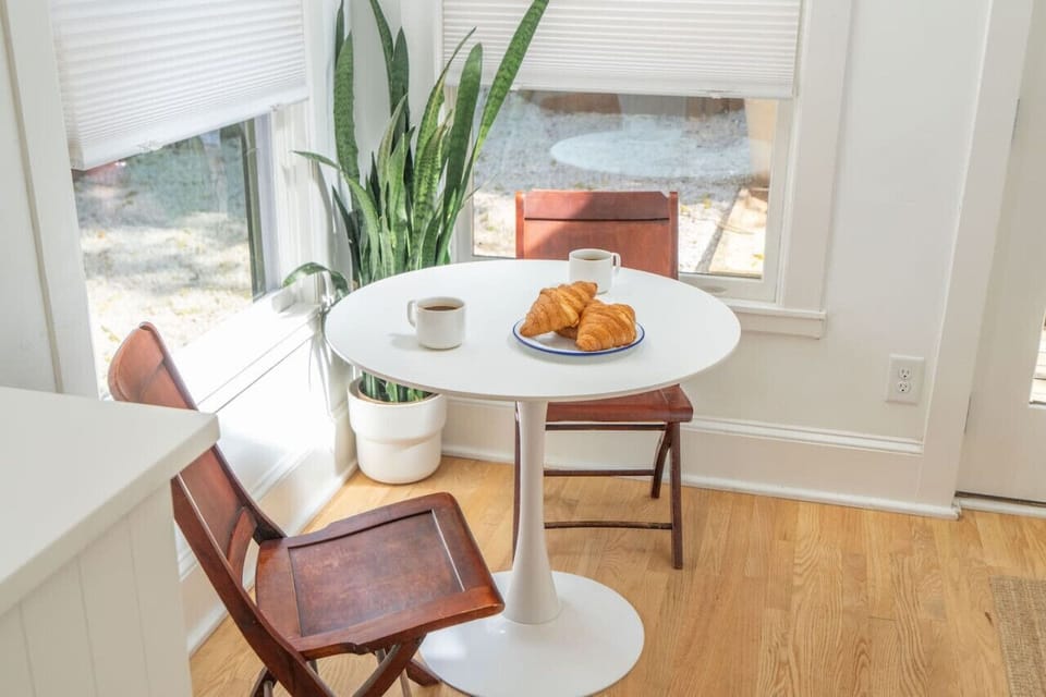Private sitting area in our kitchen.