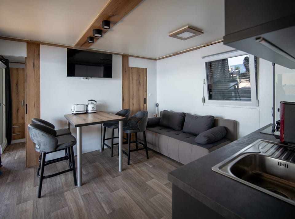 House (Two Bedroom Holiday Home with Terrace) | Private kitchen | Fridge