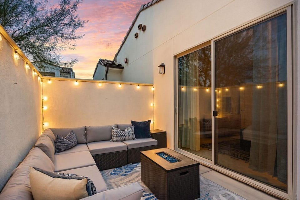 Enjoy the warmth and ambiance of your own patio fire pit.