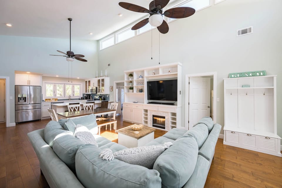 Living, Dining, Kitchen