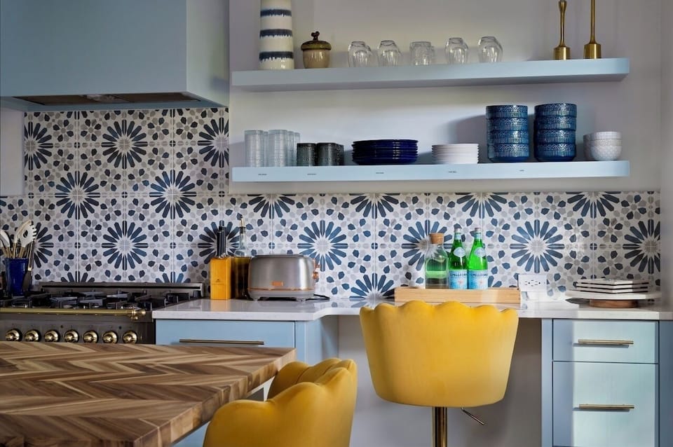 Four dedicated workspaces with desks + ergonomic chairs throughout the home.
