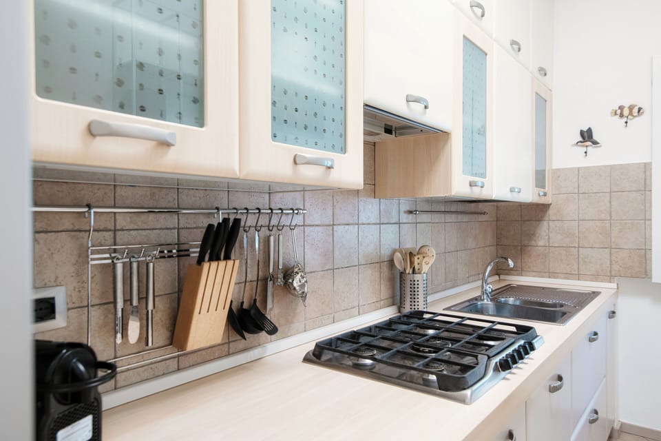 Apartment, Patio, Lake View | Private kitchen | Full-size fridge, microwave, stovetop, dishwasher