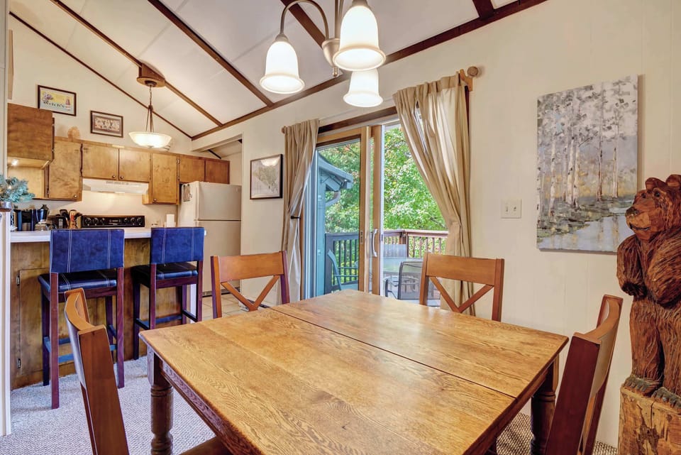 Dine in style in our charming dining area, offering seating for 4. Enjoy the perfect setting for intimate meals and shared conversations.
