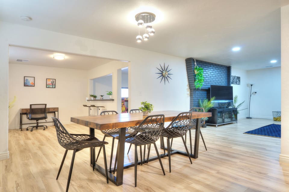 Large dining space