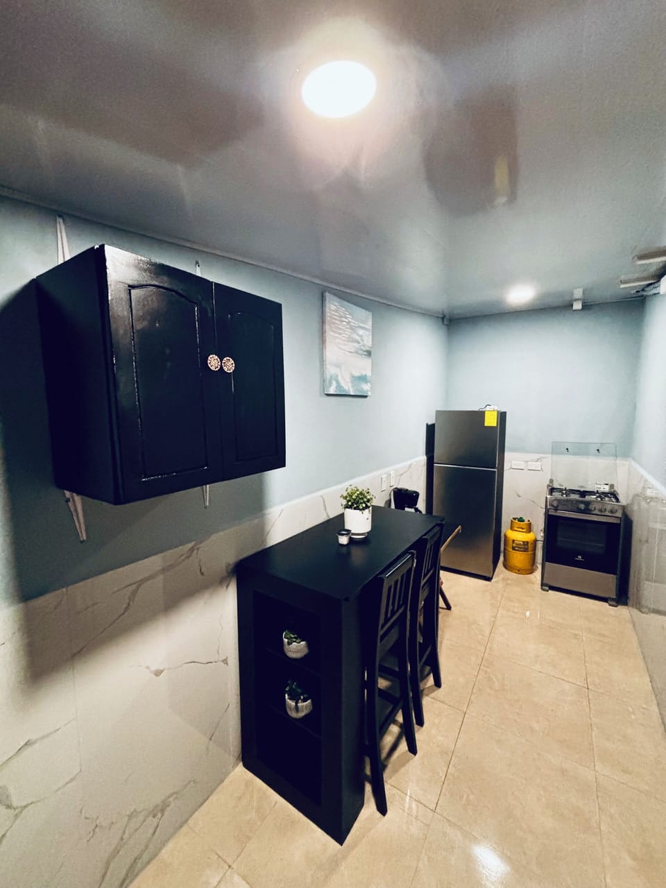 Blackout drapes, WiFi (free), bed sheets