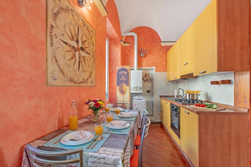 Kitchen and dining area
