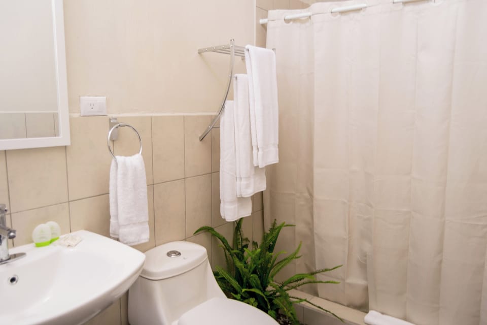 Comfort Double Room | Bathroom | Free toiletries, soap, shampoo, toilet paper