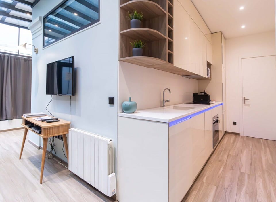 Apartment | Private kitchen | Fridge, microwave, oven, dishwasher