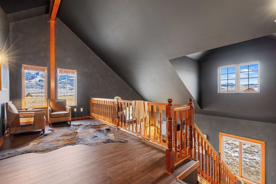 Loft area can sleep 2 people when your group exceeds 10.
