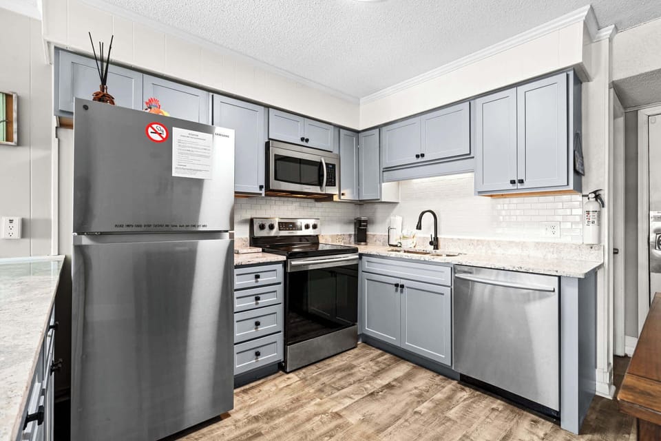 Stocked Kitchen Area