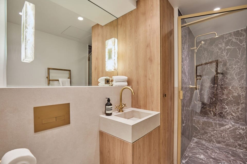 Apartment | Bathroom | Hair dryer, soap, shampoo