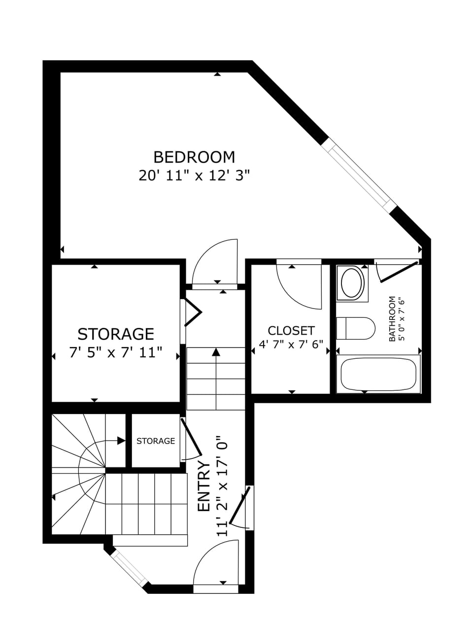 Condo, 2 Bedrooms | Floor plan