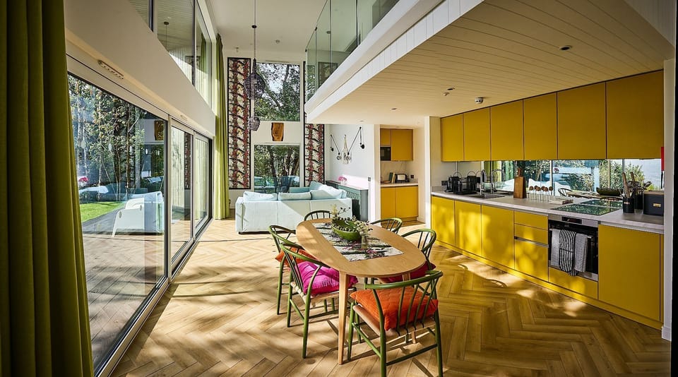 Kitchen and dining area