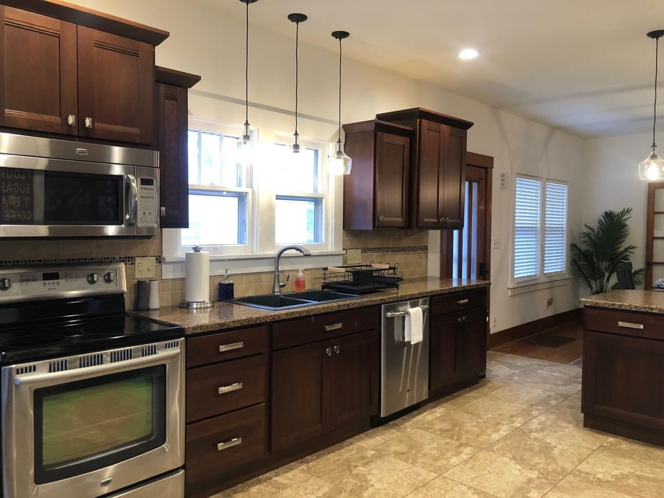 Electric stove top and microwave