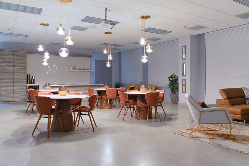 Lobby sitting area