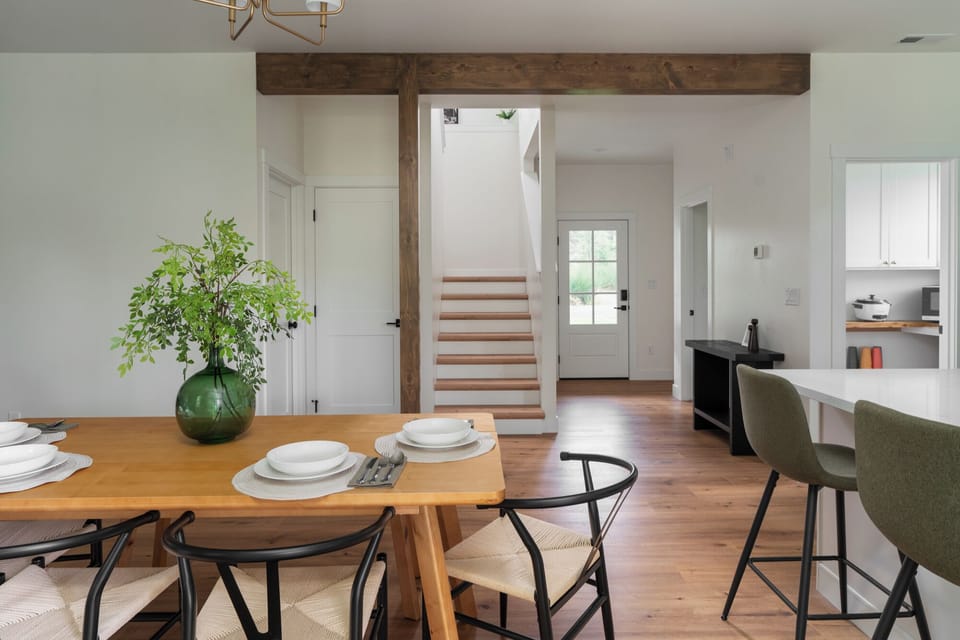 Dine, laugh, and make memories in our stylish dining room—family approved!