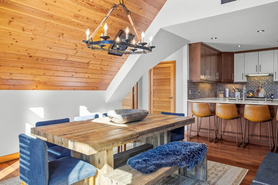Enjoy the grandeur of this large dining area