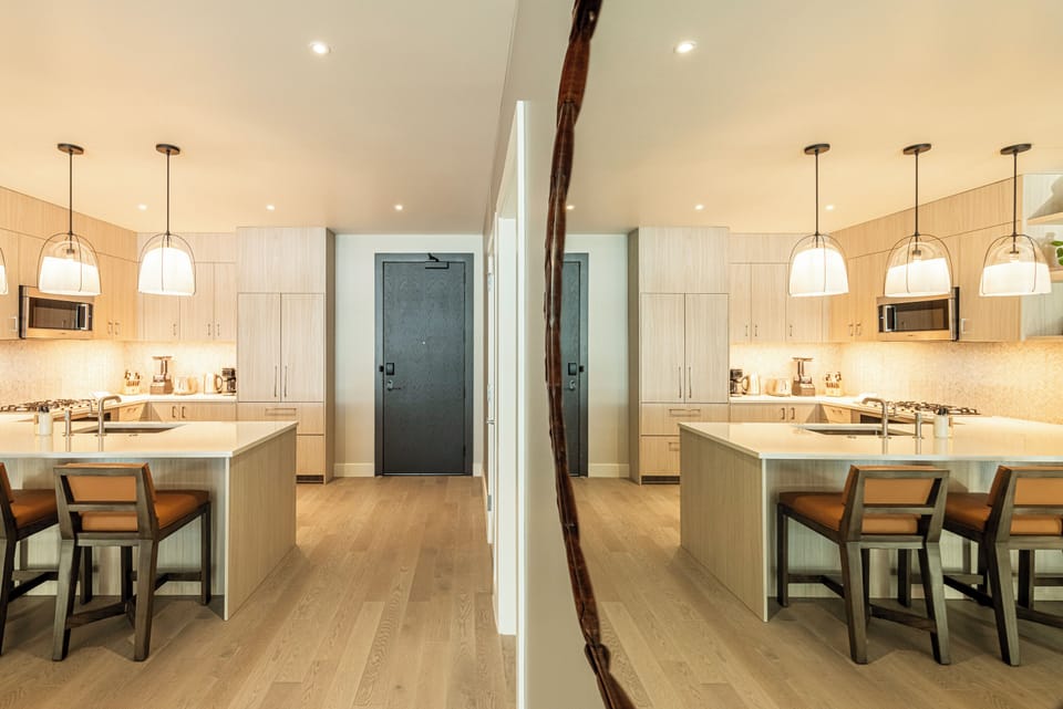 Condo entry into the luxury condo