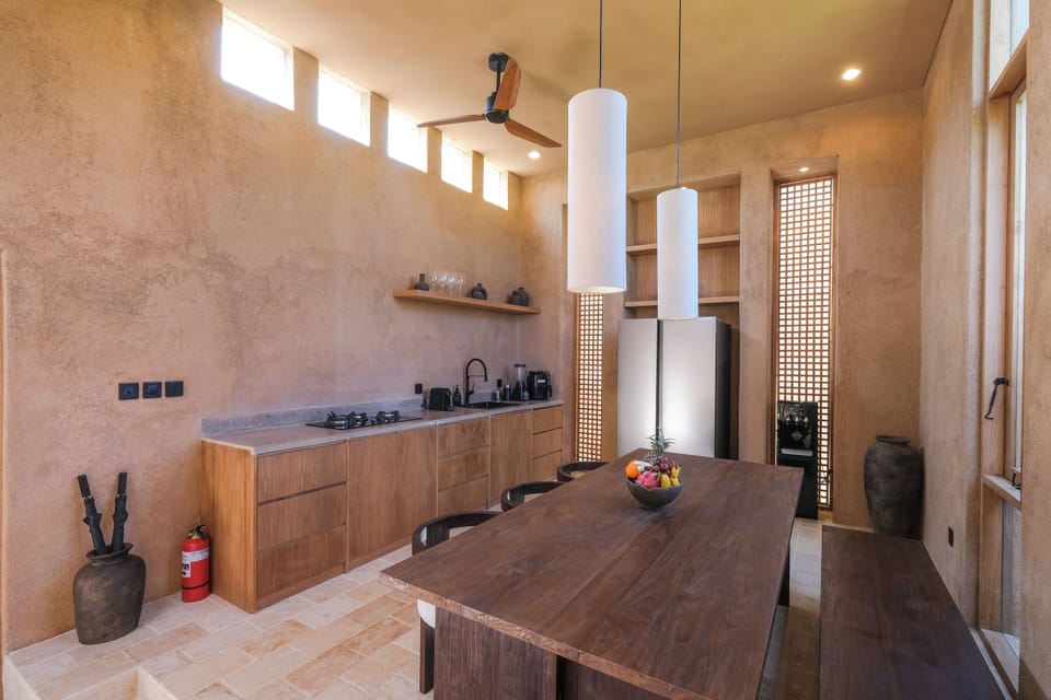 Deluxe Villa, Pool View | Private kitchen | Coffee/tea maker, toaster, highchair, blender