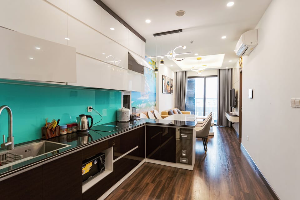 Luxury Apartment, City View, Tower | Private kitchen