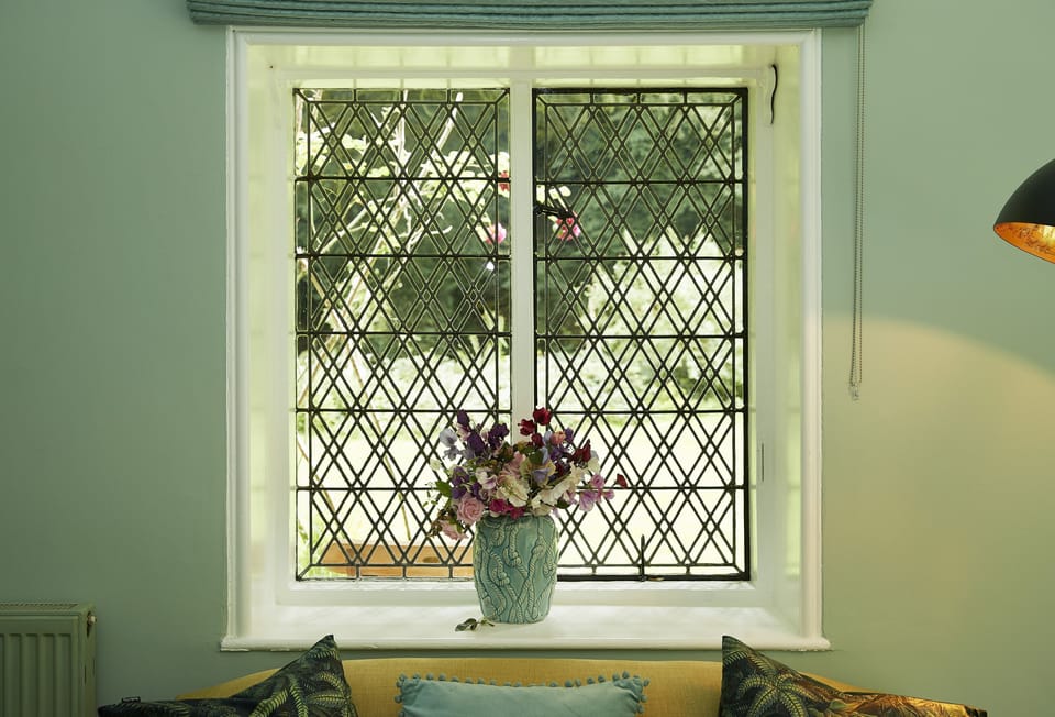 Characterful windows throughout Bull Hollow cottage