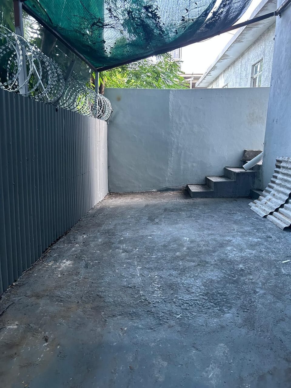 Outdoor Patio area, suitable for BBQ's
