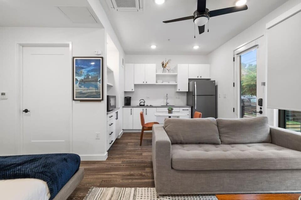 Spend your day in our cozy living area.