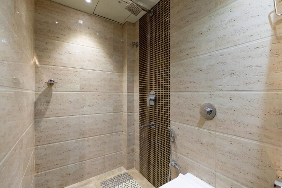 Towels, soap, shampoo, toilet paper