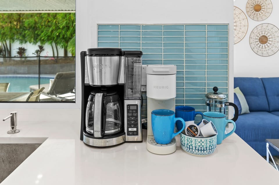 Start your day right with a Keurig K-Mini or brew a pot with the 12-cup Ninja CE200 Drip coffee maker.