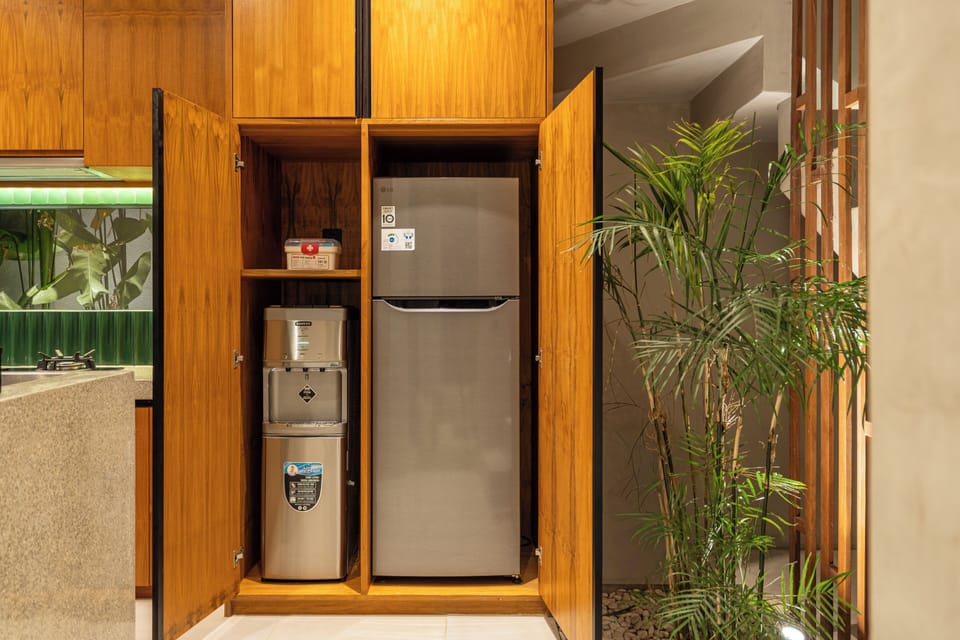 Villa, Balcony, Garden View | Private kitchen