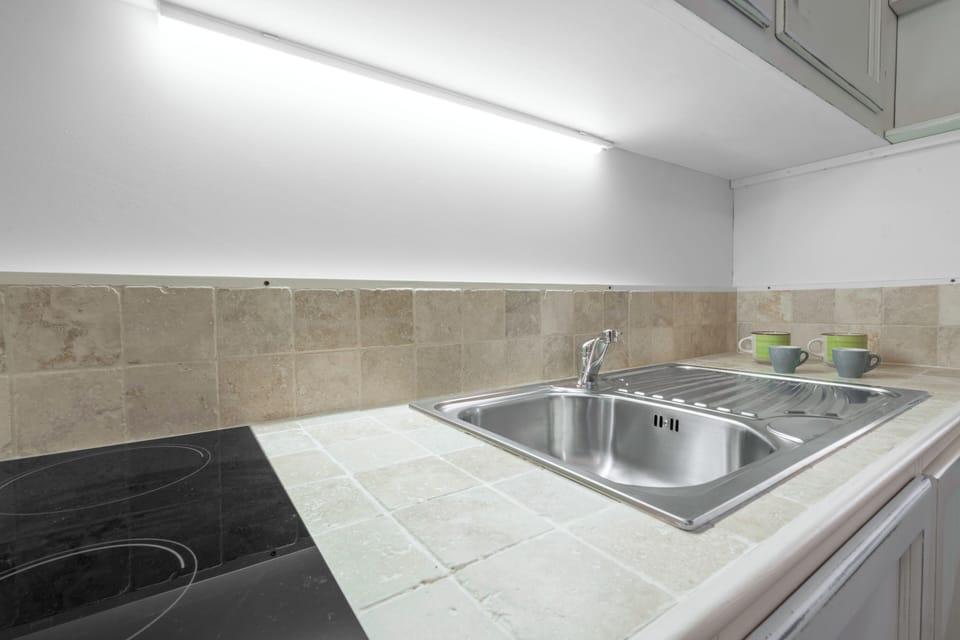 Apartment, Courtyard View | Private kitchen | Fridge, microwave, stovetop, dishwasher