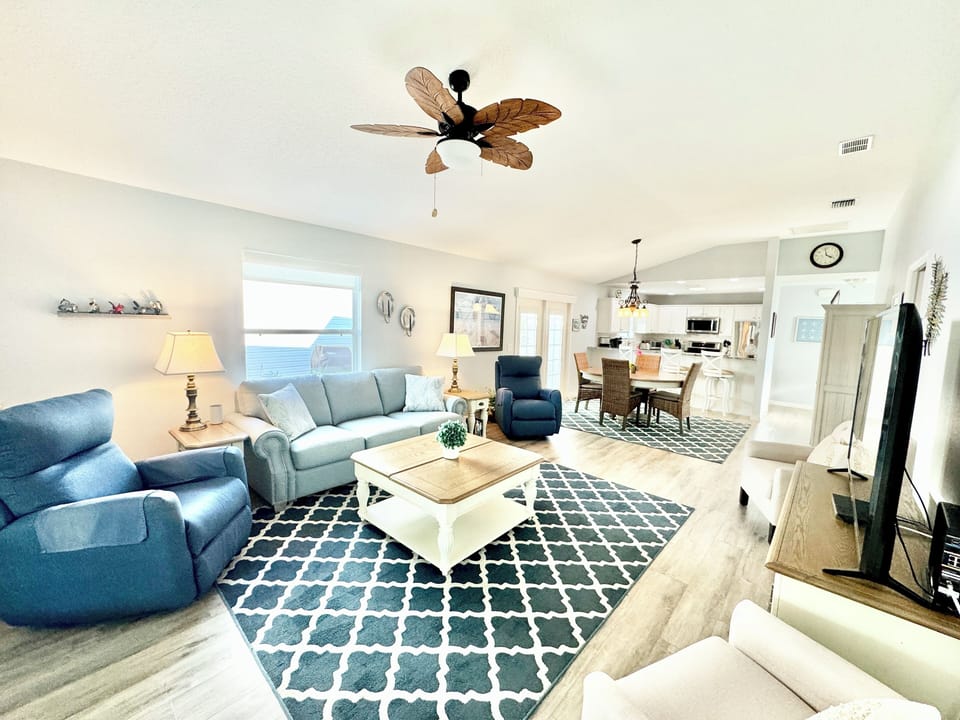 Open Concept: Living Room/Dining/Kitchen