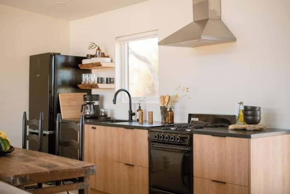 well appointed kitchen, stay as long as you'd like