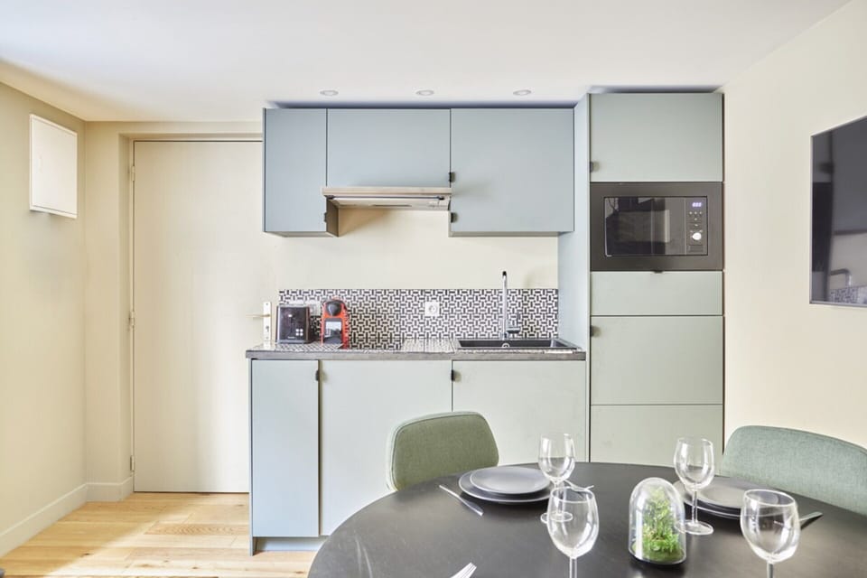 Apartment | Private kitchen | Cleaning supplies