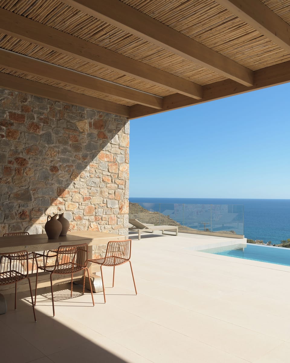 Outdoor dining area for culinary moments. 