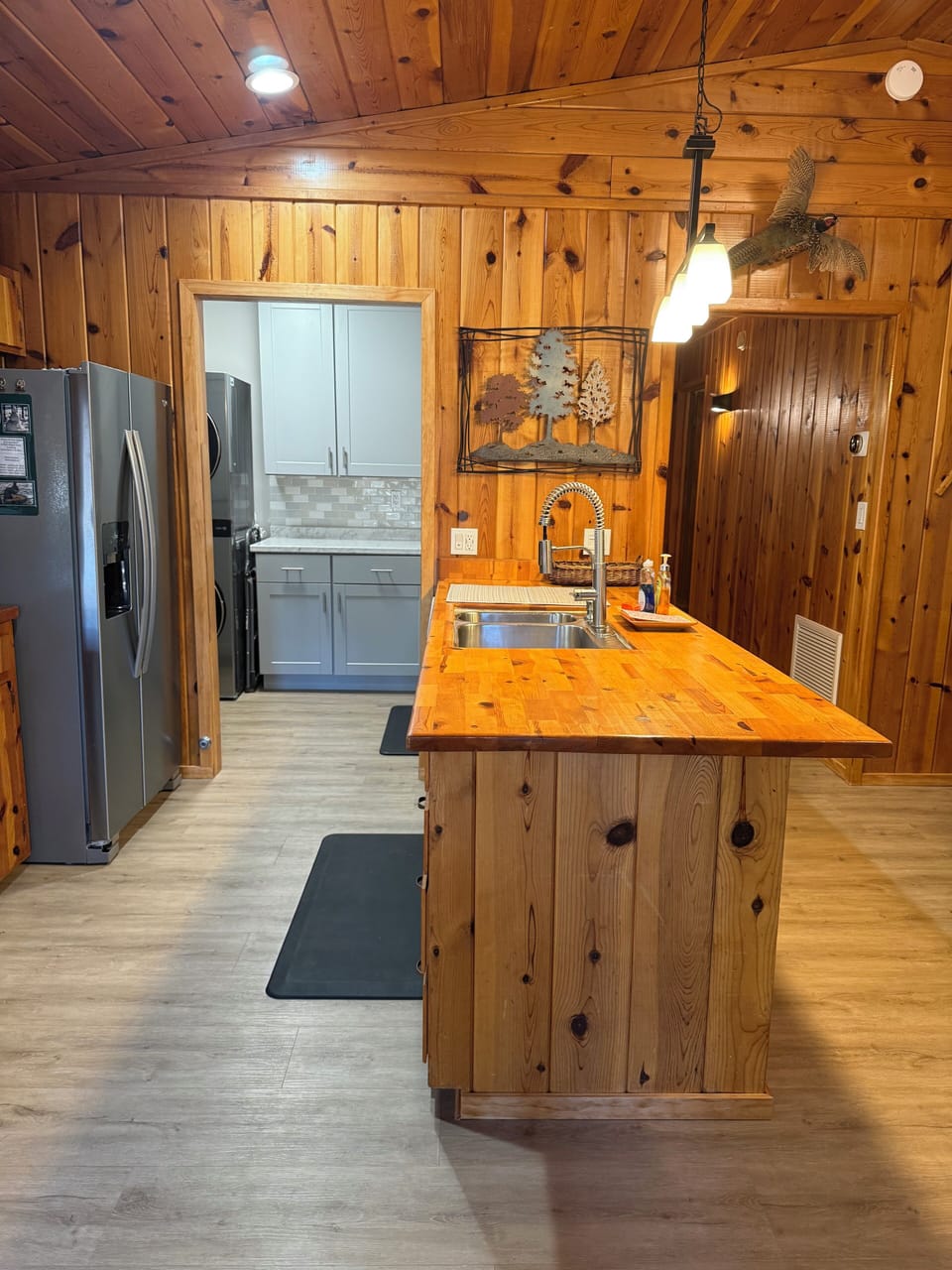 Kitchen Looking Into Pantry
