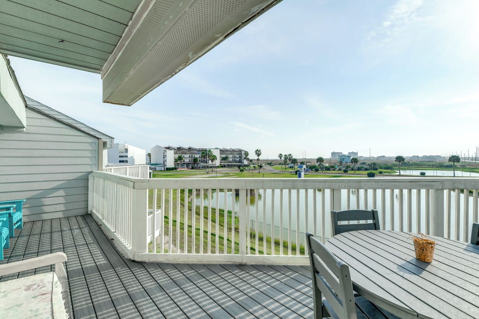 Private Balcony | Outdoor Dining Area | Lounge Seating | Pond Views
