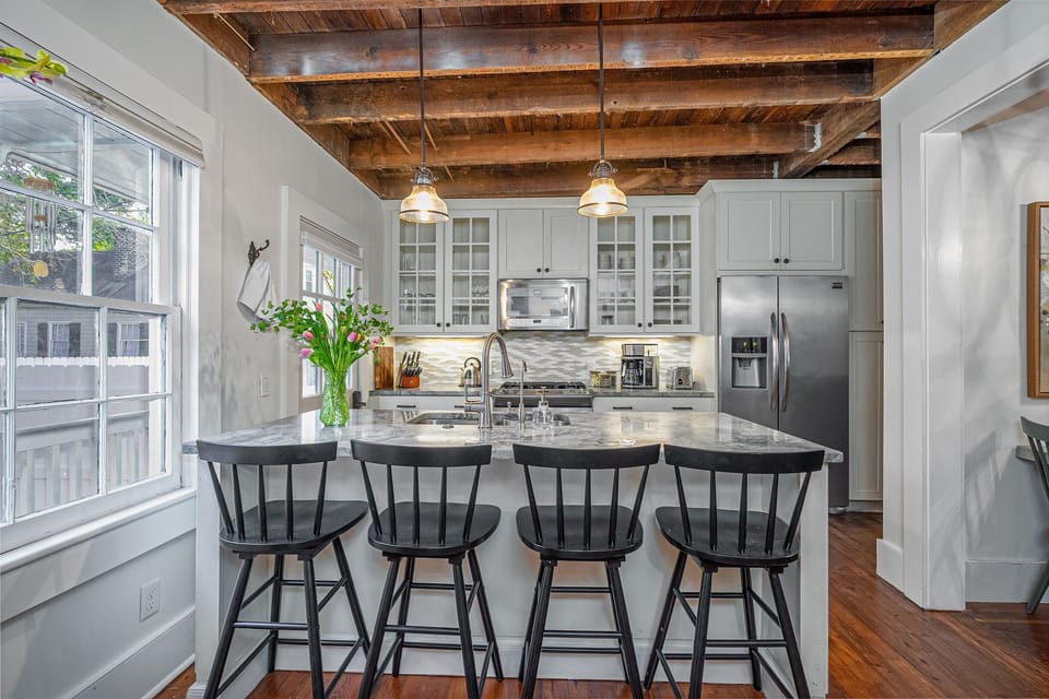 Pull up a stool for breakfast.