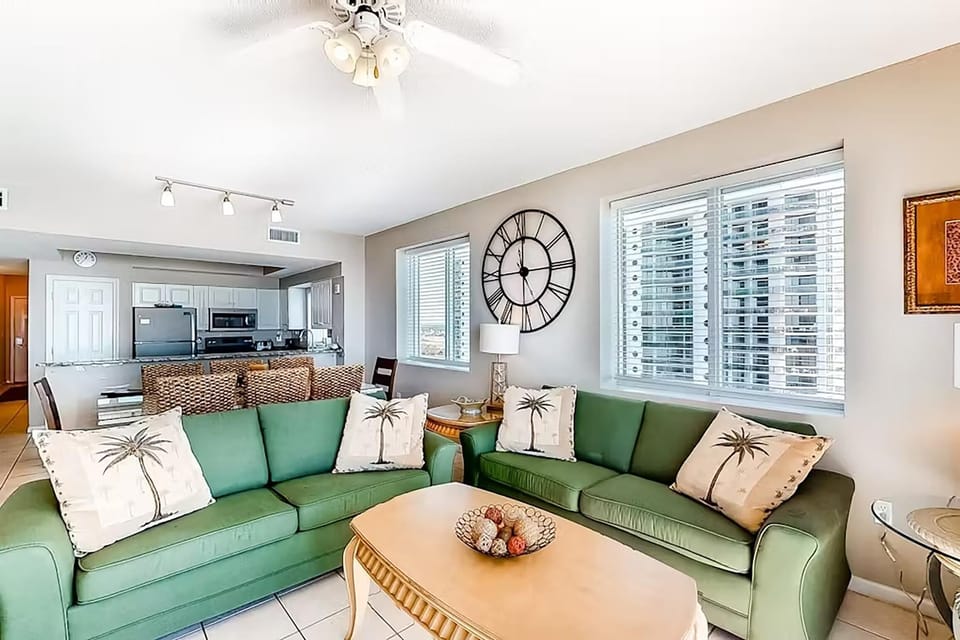 Condo, Multiple Beds (Majestic Sun 1001A) | Living area | TV