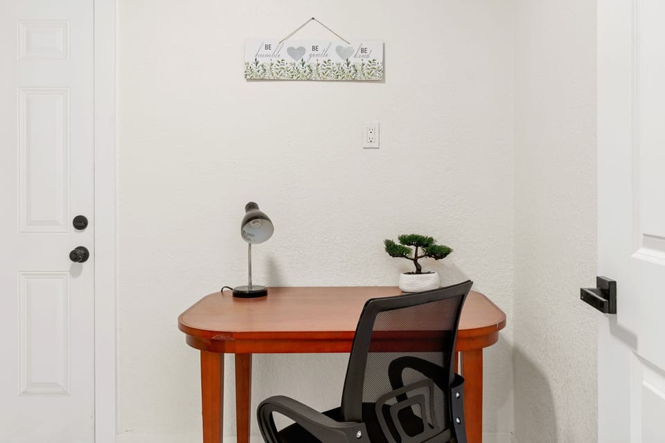 Dedicated office area.