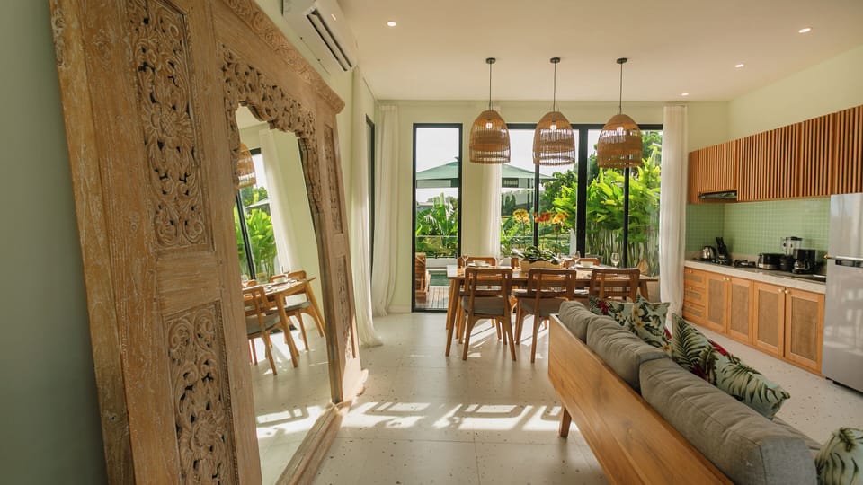 Villa, Balcony, Pool View | Living area | Flat-screen TV