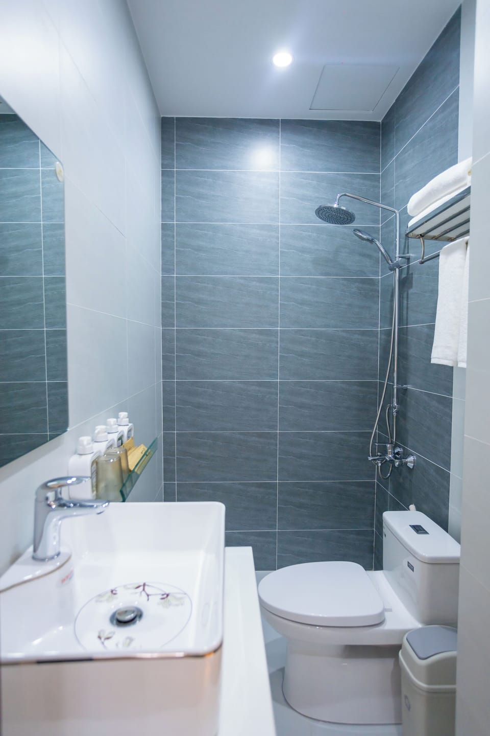 Standard Studio Suite, City View | Bathroom | Shower, hair dryer, slippers, bidet