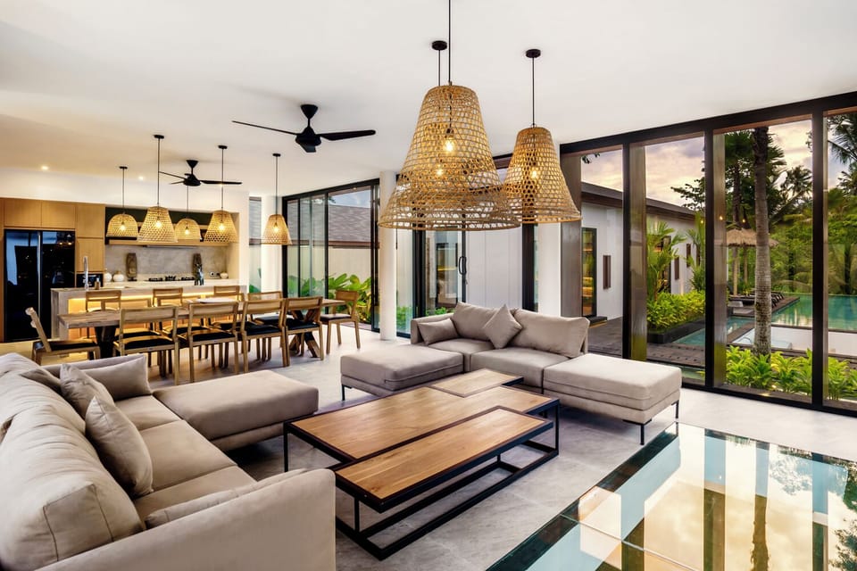 Comfort Villa, Pool View | Living area | 32-inch Smart TV with digital channels