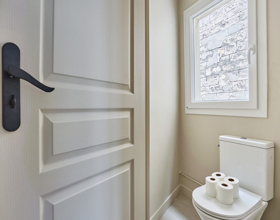 Apartment | Bathroom | Hair dryer, towels, soap, shampoo