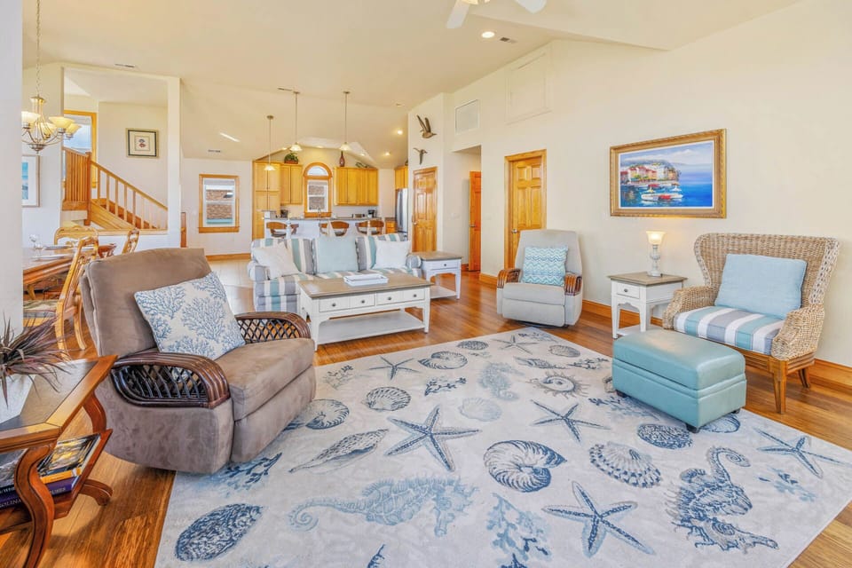 Surf or Sound Realty - 1209 - Aquamarine - Great Room -4