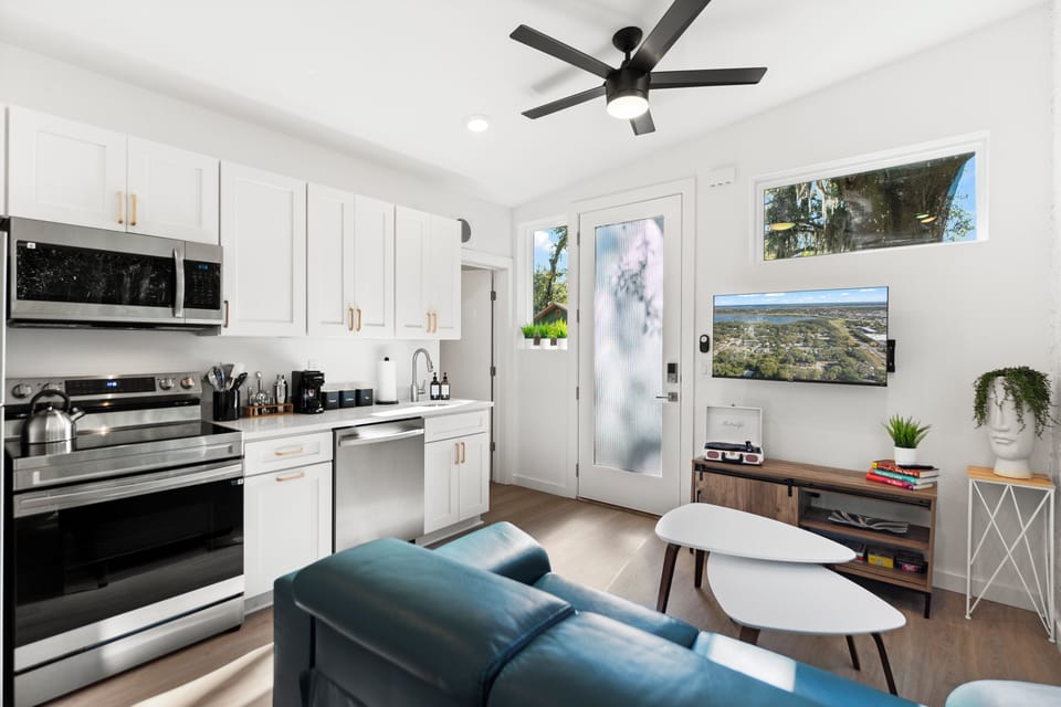 Experience the perfect open-concept space, seamlessly blending the living room and dining room for an inviting atmosphere.