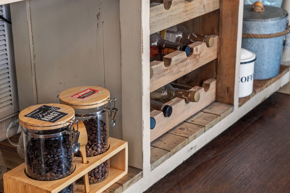 Fully Equipped Coffee Bar with Accessories 5