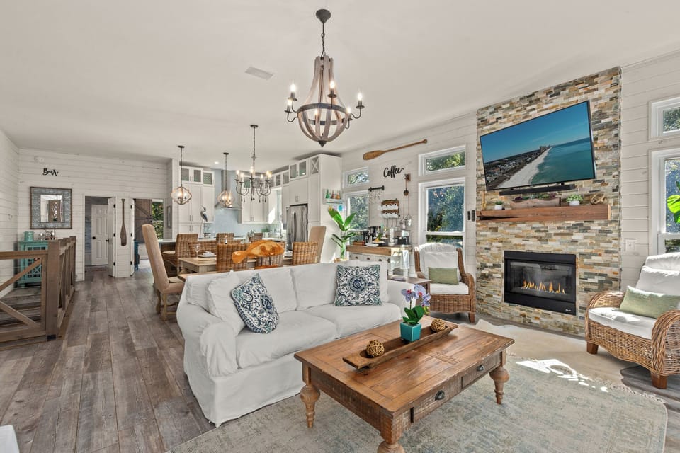 Relaxing Living Room Area for Cozy Lounging and Sleeper Couch 2